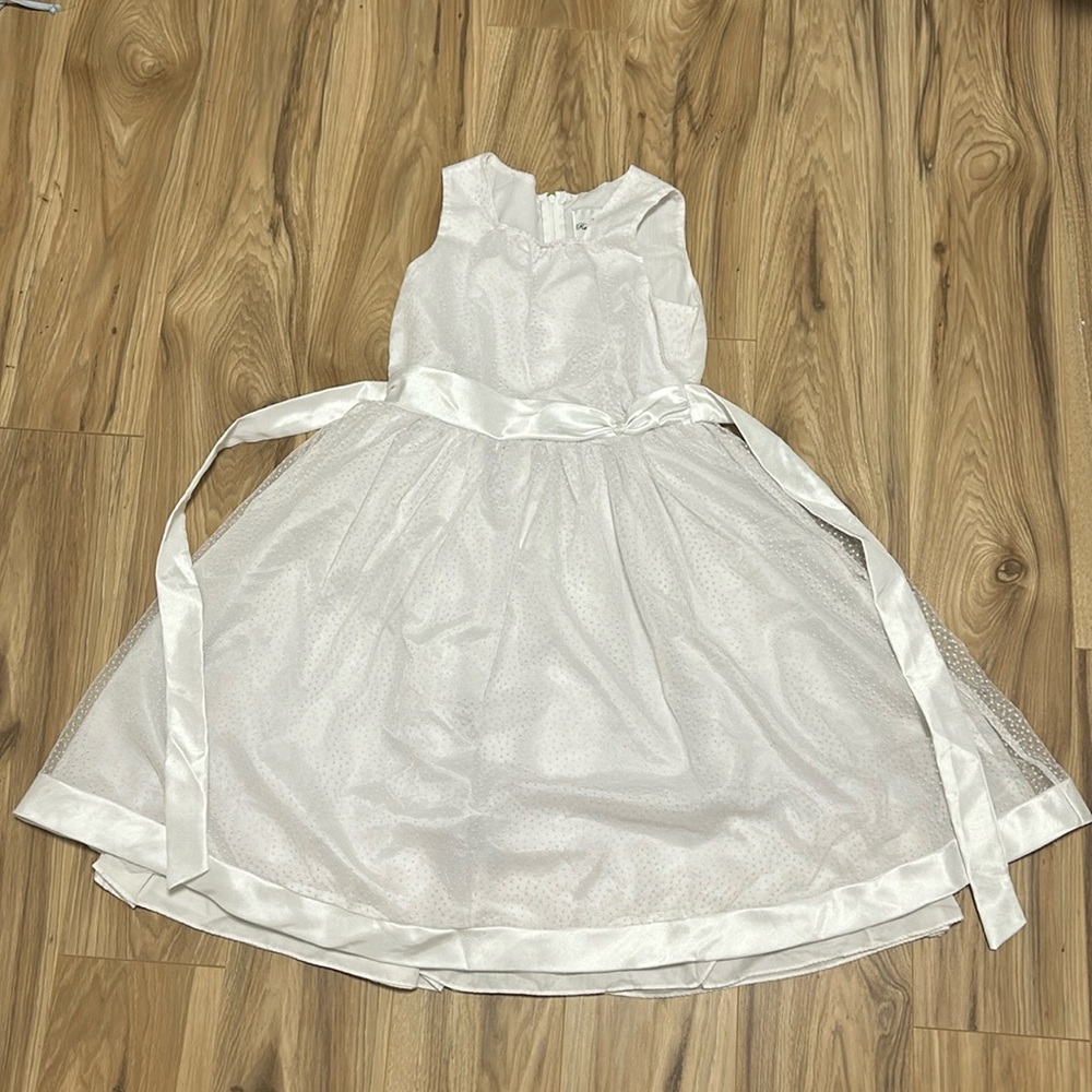 White kids dress